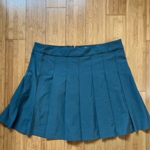 Aritzia Sunday Best Teal Skater Skirt